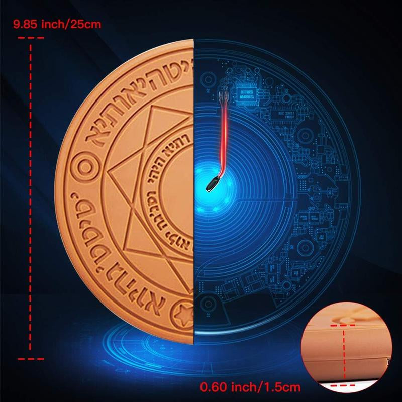 Magic Array Wireless Charger Pad 2025 Tiktok Trend | 10W Ultra Slim Qi-Certified for Iphone 15 Pro/Samsung Galaxy S24 | Mother'S Day Graduation Gift for Her Teens (Back to School Tech Essentials)