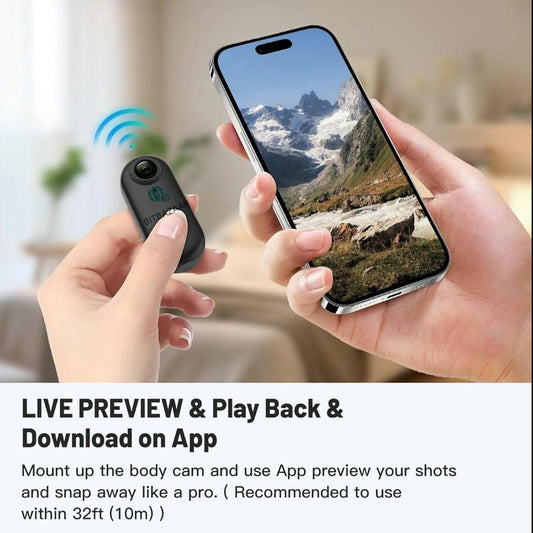 #Povcamera #Tiktokgadget #Handsfreecam/1-Button Thumb Cam – Ultra-Wide Angle for Tiktok & Vlogging Portable Magnetic Mini Video Recording