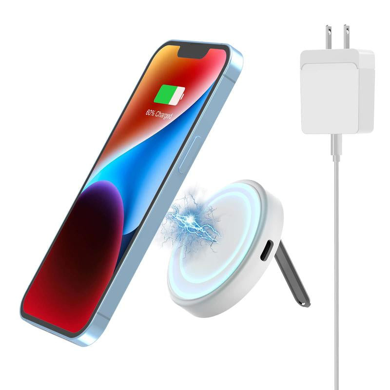 Wireless Charging Station for Iphone Mag-Safe, 3-In-1 Foldable Charger Phone Stand for Iphone 16/15/14/13/12 Pro/Max/Plus - for Airpods - for Apple Watch 2-10/Ultra